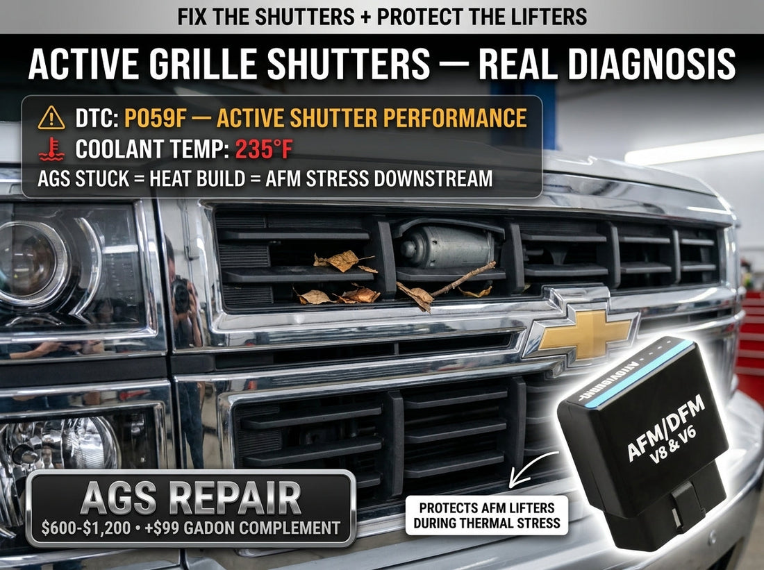 Silverado Active Grille Shutters: Problems and Fixes