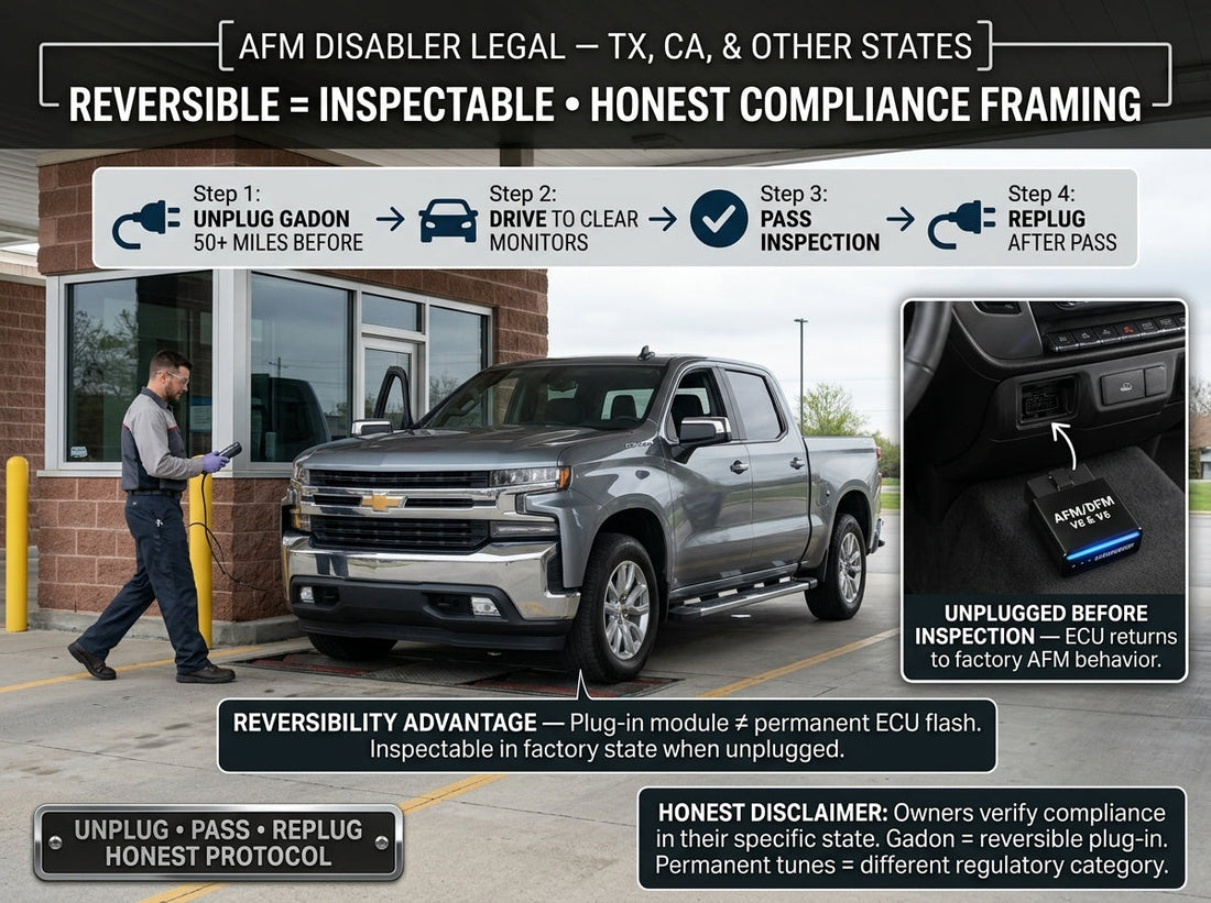 Are AFM Disablers Legal in Texas and California?