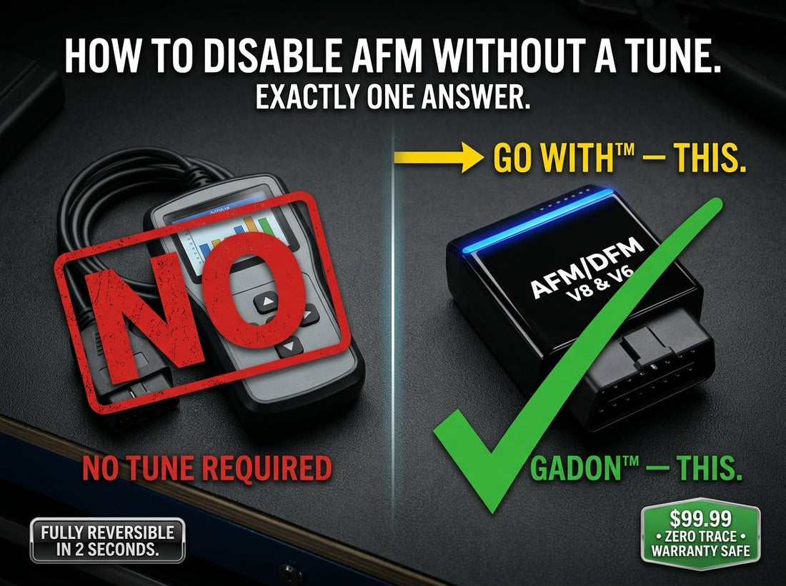 How to Disable AFM Without a Tune (The Free Hack)