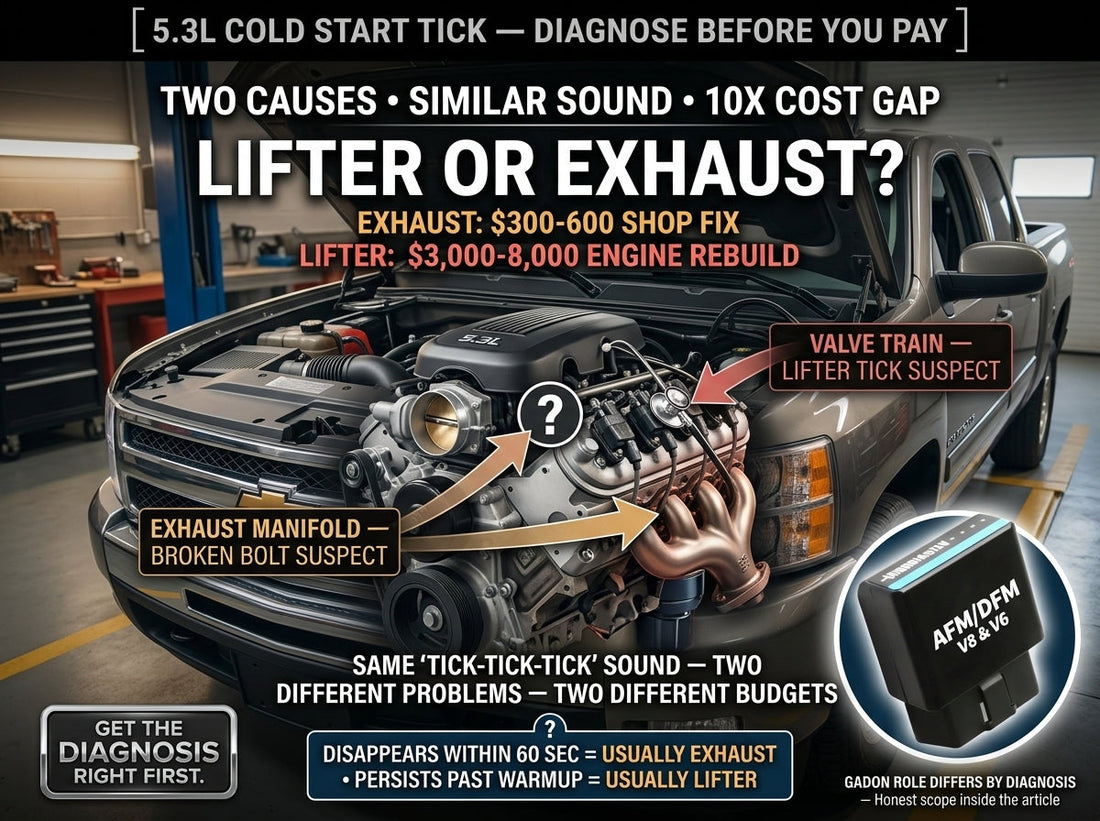 Chevy 5.3 Ticking on Cold Start: Lifter or Exhaust?
