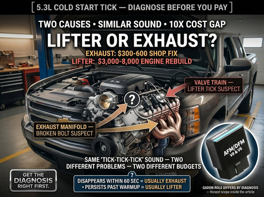 Chevy 5.3 Ticking on Cold Start: Lifter or Exhaust?