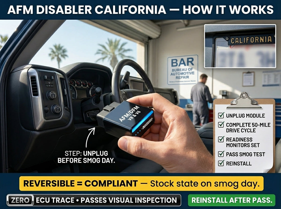 Are AFM Disablers Legal in California? Smog Guide