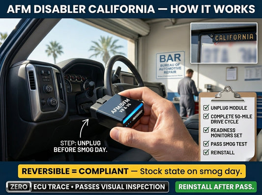Are AFM Disablers Legal in California? Smog Guide