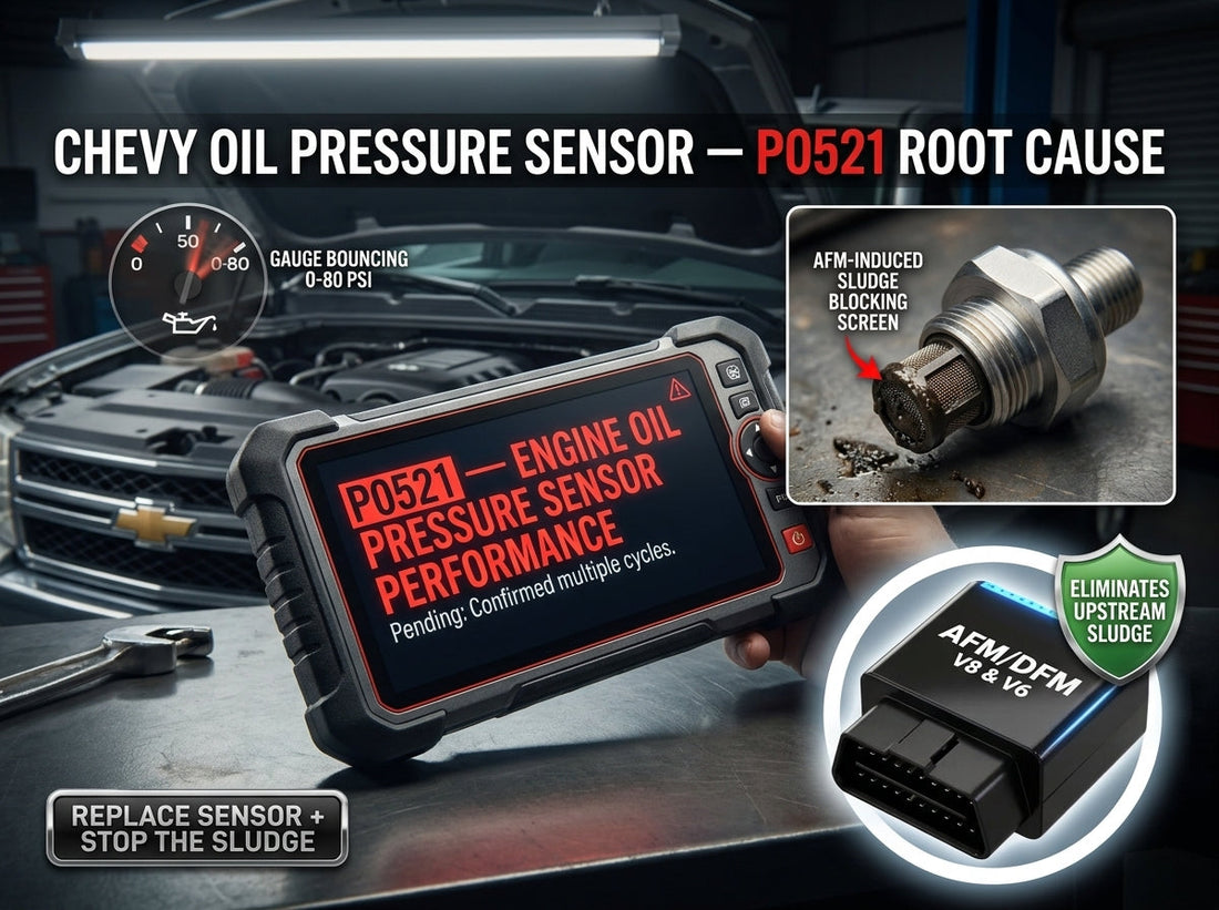Chevy 5.3 Oil Pressure Sensor: The P0521 Fix