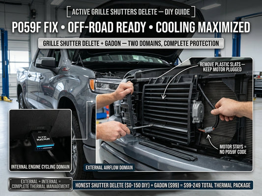 Silverado Active Grille Shutters Delete Guide