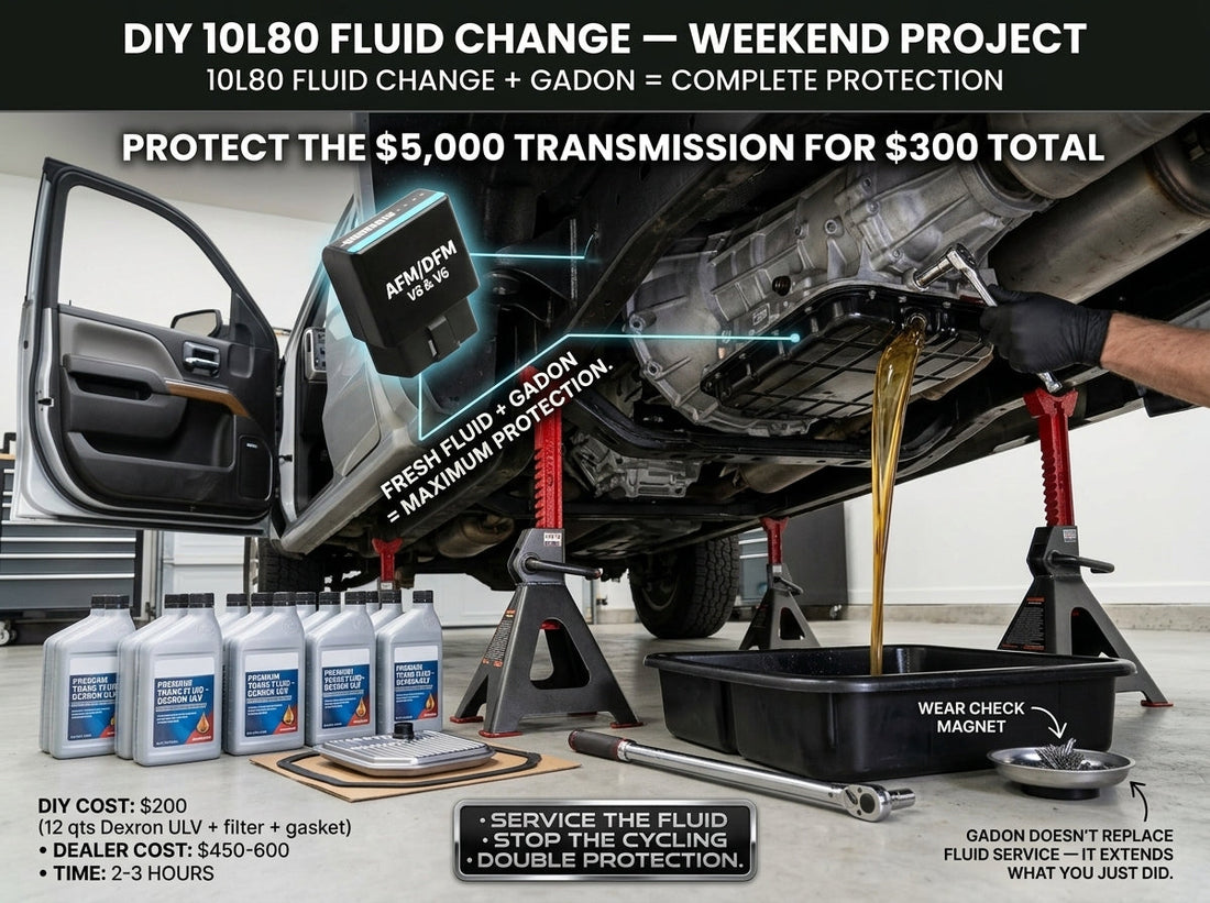 10L80 Transmission Fluid Change Guide for Silverado