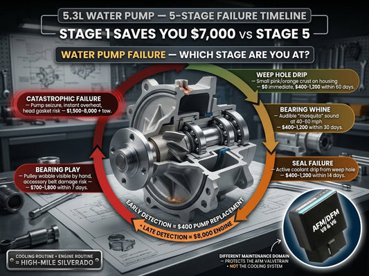 Chevy 5.3 Water Pump Failure: Symptoms and Replacement