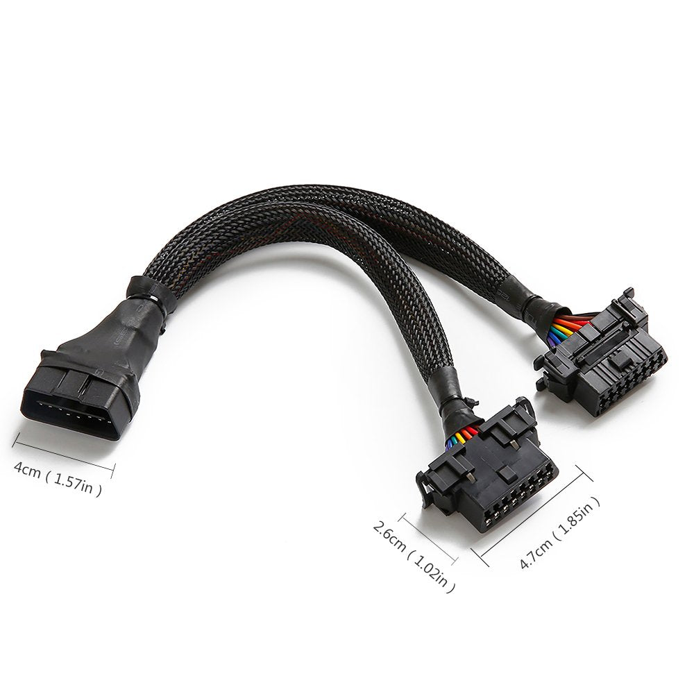 Heavy-Duty OBD2 Y-Splitter Cable