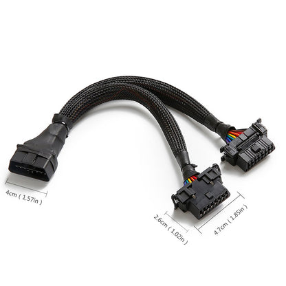 Heavy-Duty OBD2 Y-Splitter Cable
