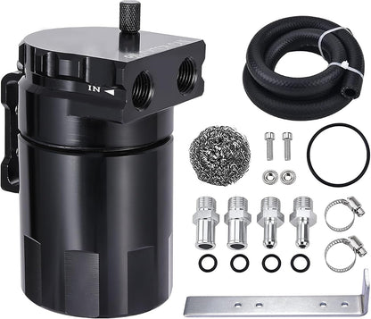 Universal Oil Catch Can Kit (Fits Most Cars & Trucks)