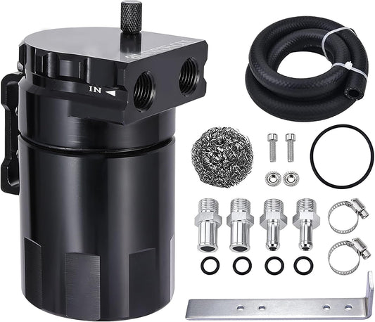 Universal Oil Catch Can Kit (Fits Most Cars & Trucks)