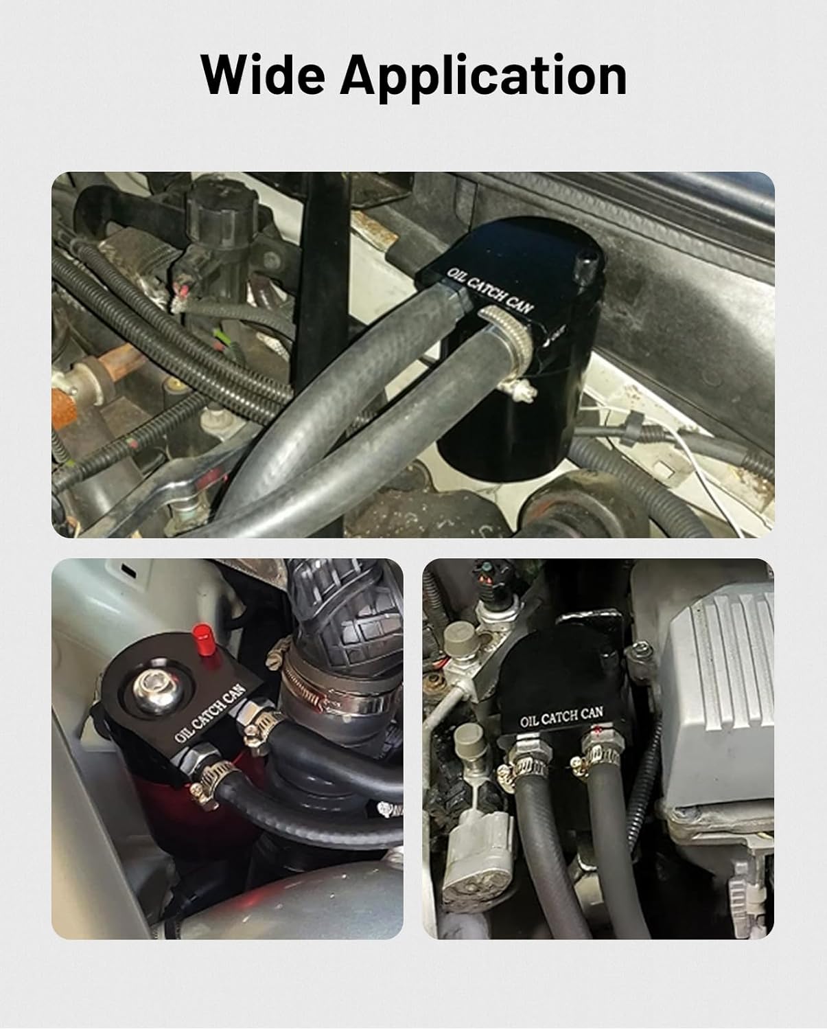 Universal Oil Catch Can Kit (Fits Most Cars & Trucks)