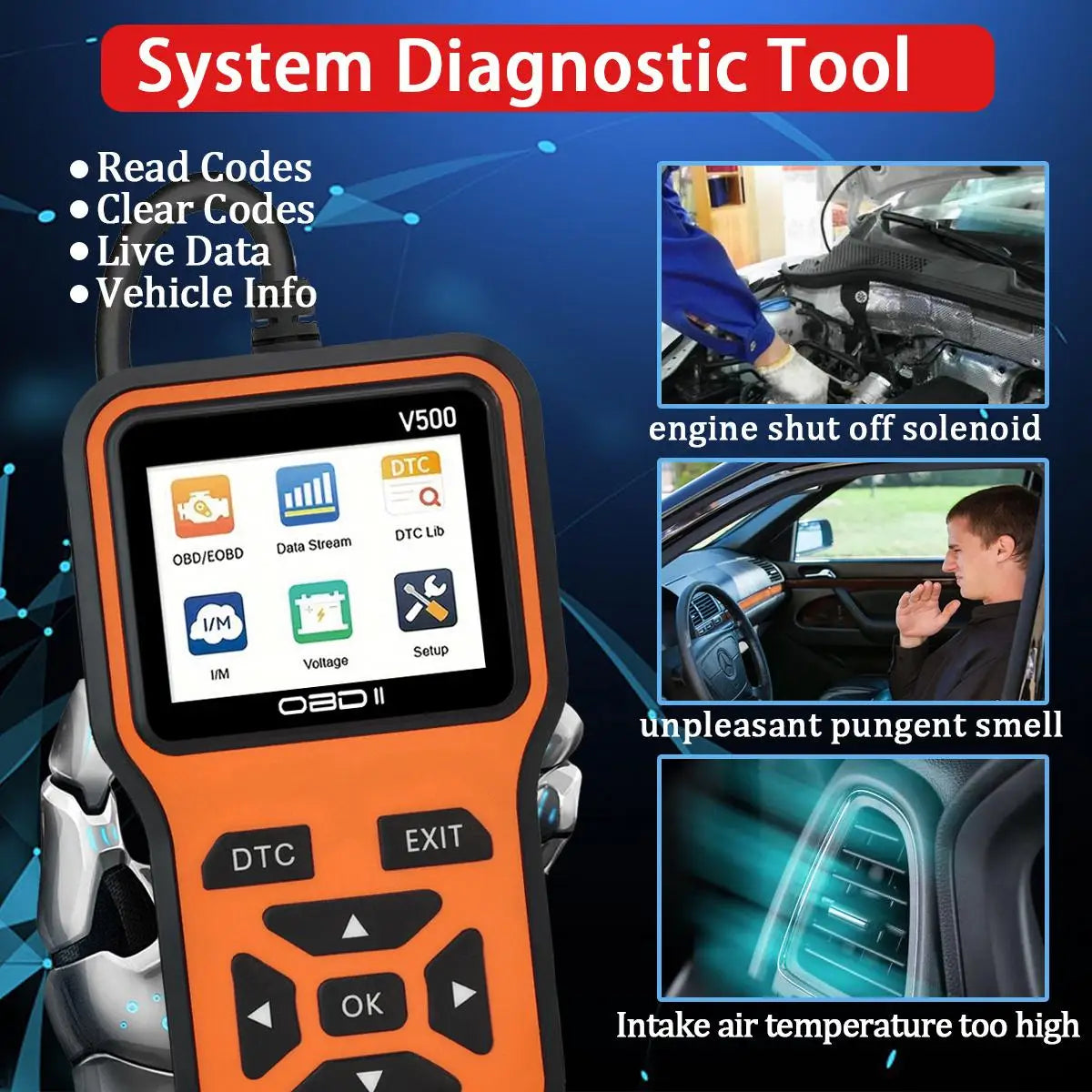 V500™ OBD2 Scanner & Code Reader